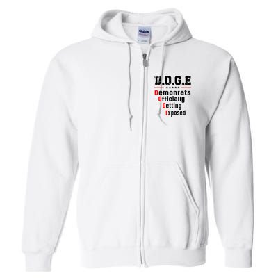 Doge Democrats Officially Getting Exposed Full Zip Hoodie