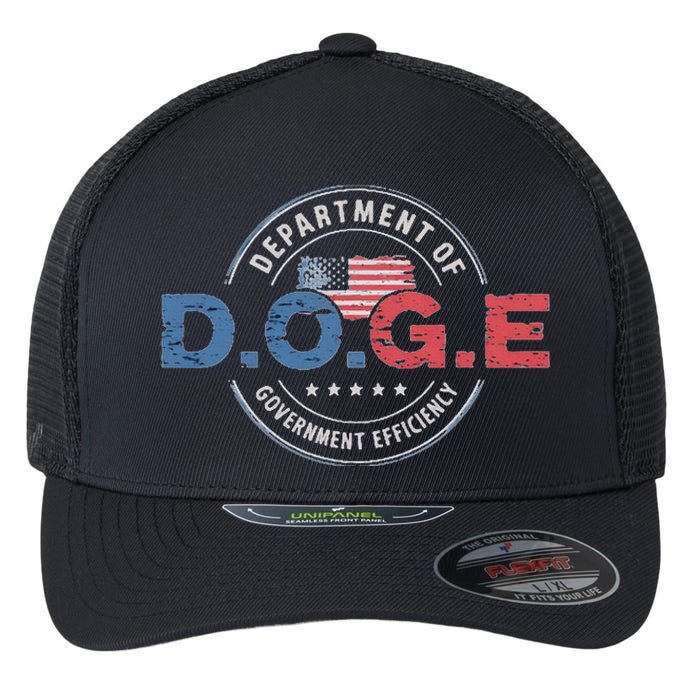 D.O.G.E. Department Of Government Efficiency Doge Flexfit Unipanel Trucker Cap