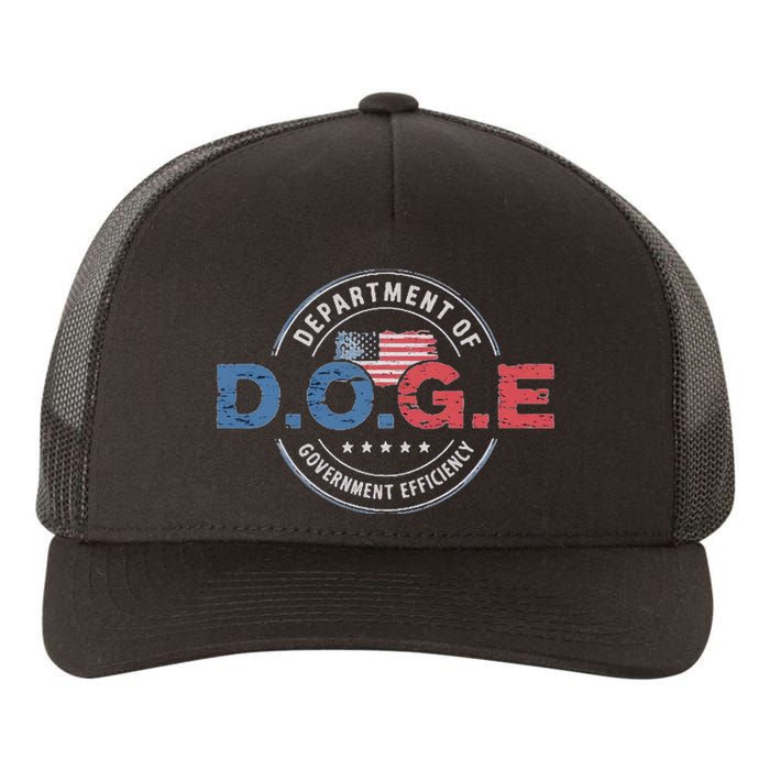 D.O.G.E. Department Of Government Efficiency Doge Yupoong Adult 5-Panel Trucker Hat