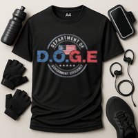 D.O.G.E. Department Of Government Efficiency Doge Cooling Performance Crew T-Shirt