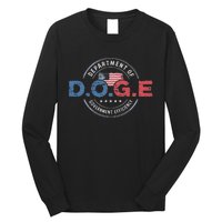 D.O.G.E. Department Of Government Efficiency Doge Long Sleeve Shirt