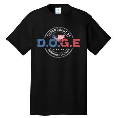 D.O.G.E. Department Of Government Efficiency Doge Tall T-Shirt