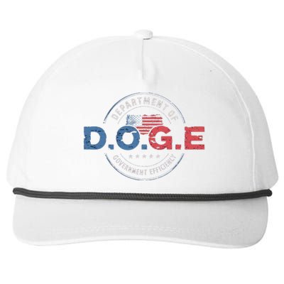 D.O.G.E. Department Of Government Efficiency Doge Snapback Five-Panel Rope Hat