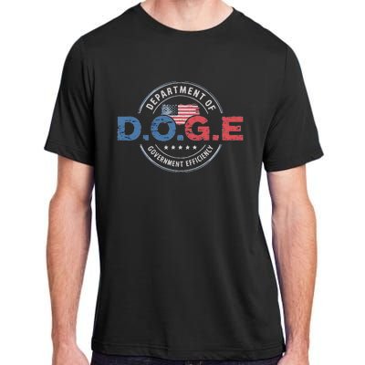 D.O.G.E. Department Of Government Efficiency Doge Adult ChromaSoft Performance T-Shirt