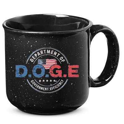 D.O.G.E. Department Of Government Efficiency Doge 15oz Campfire Ceramic Mug