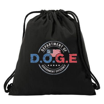 D.O.G.E. Department Of Government Efficiency Doge Drawstring Bag