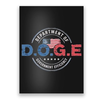 D.O.G.E. Department Of Government Efficiency Doge Poster