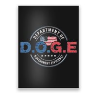D.O.G.E. Department Of Government Efficiency Doge Poster