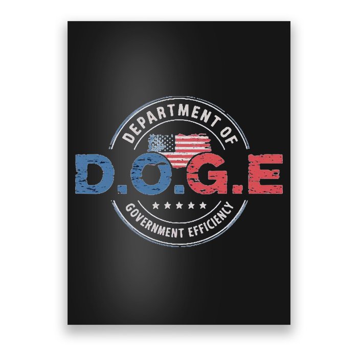 D.O.G.E. Department Of Government Efficiency Doge Poster