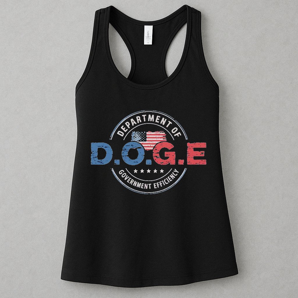 D.O.G.E. Department Of Government Efficiency Doge Womens Tank Top