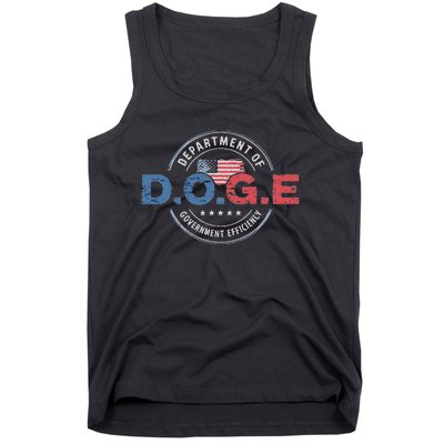 D.O.G.E. Department Of Government Efficiency Doge Tank Top