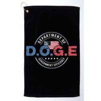 D.O.G.E. Department Of Government Efficiency Doge Golf Towel