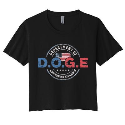 D.O.G.E. Department Of Government Efficiency Doge Crop Top