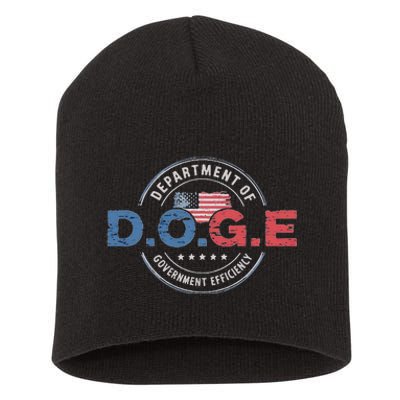 D.O.G.E. Department Of Government Efficiency Doge Short Acrylic Beanie