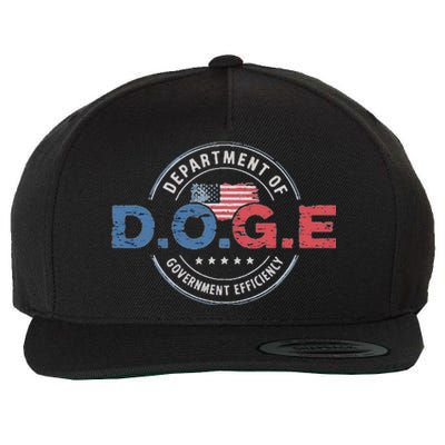 D.O.G.E. Department Of Government Efficiency Doge Wool Snapback Cap