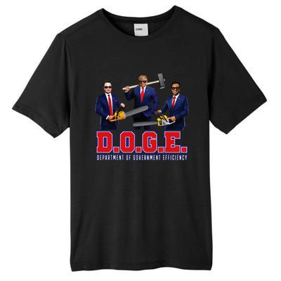 D.O.G.E. Department Of Government Efficiency Tall Fusion ChromaSoft Performance T-Shirt