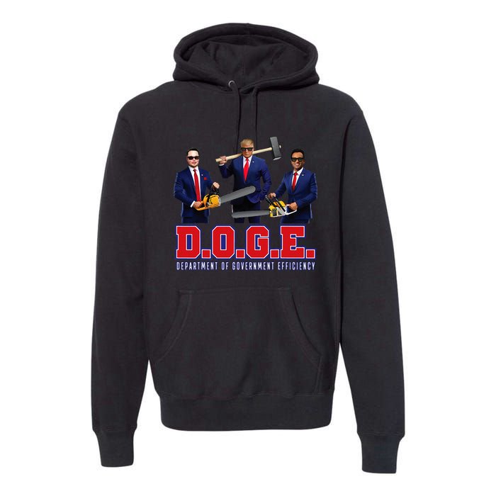 D.O.G.E. Department Of Government Efficiency Premium Hoodie