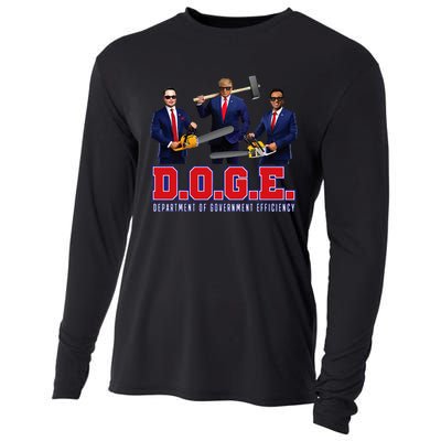 D.O.G.E. Department Of Government Efficiency Cooling Performance Long Sleeve Crew