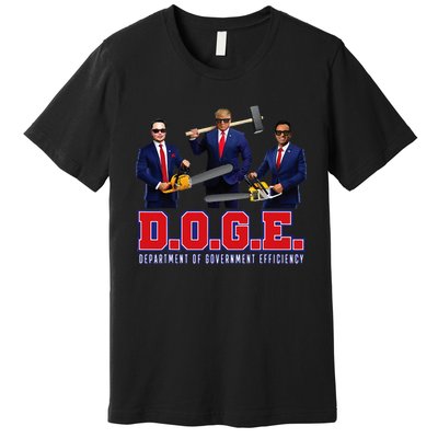 D.O.G.E. Department Of Government Efficiency Premium T-Shirt