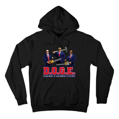 D.O.G.E. Department Of Government Efficiency Tall Hoodie