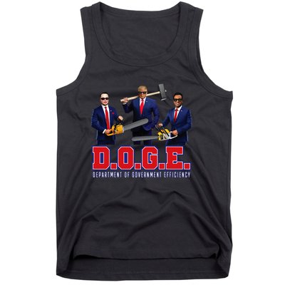 D.O.G.E. Department Of Government Efficiency Tank Top