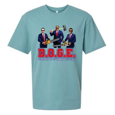 D.O.G.E. Department Of Government Efficiency Sueded Cloud Jersey T-Shirt