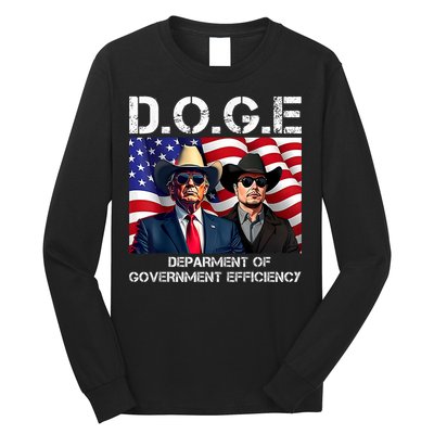 D.O.G.E Department Of Government Efficiency Long Sleeve Shirt