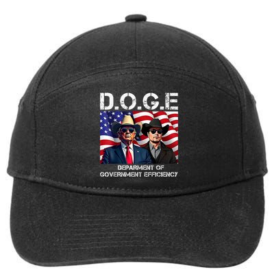 D.O.G.E Department Of Government Efficiency 7-Panel Snapback Hat