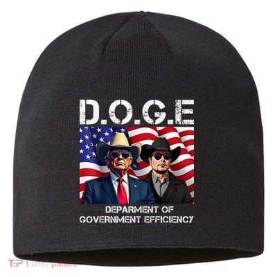 D.O.G.E Department Of Government Efficiency Sustainable Beanie