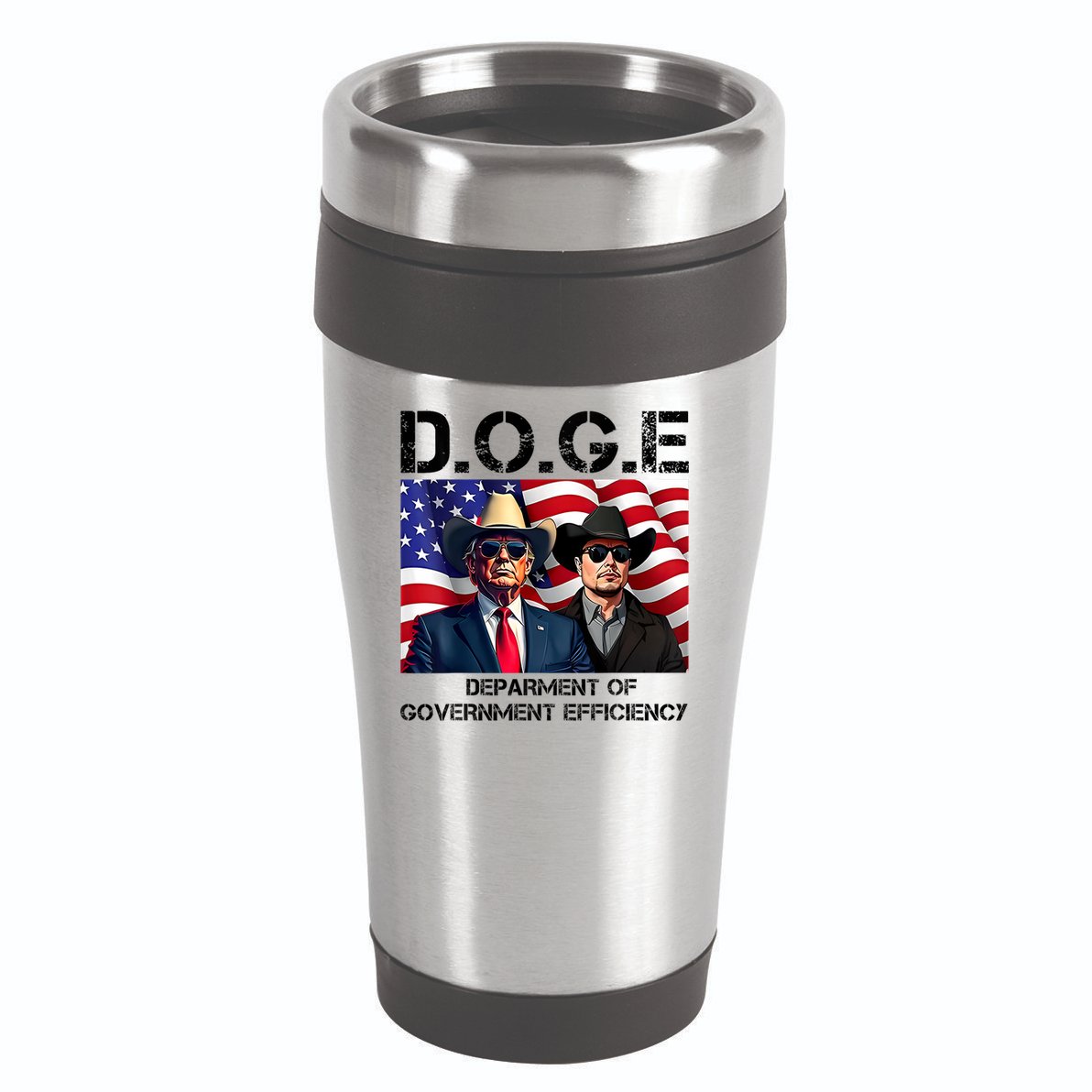 D.O.G.E Department Of Government Efficiency 16oz Travel Tumbler