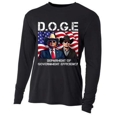 D.O.G.E Department Of Government Efficiency Cooling Performance Long Sleeve Crew