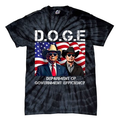 D.O.G.E Department Of Government Efficiency Tie-Dye T-Shirt