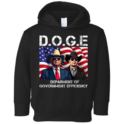 D.O.G.E Department Of Government Efficiency Toddler Hoodie