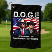D.O.G.E Department Of Government Efficiency Golf Towel