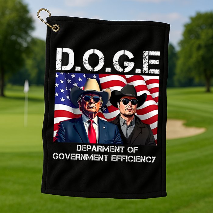 D.O.G.E Department Of Government Efficiency Golf Towel