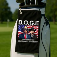 D.O.G.E Department Of Government Efficiency Golf Towel