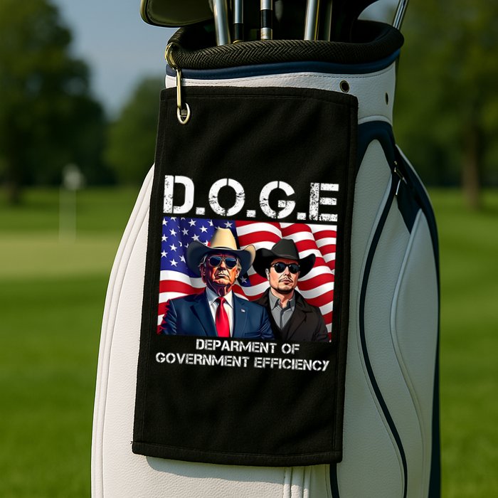 D.O.G.E Department Of Government Efficiency Golf Towel