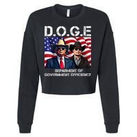 D.O.G.E Department Of Government Efficiency Cropped Pullover Crew