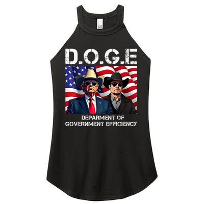 D.O.G.E Department Of Government Efficiency Women's Perfect Tri Rocker Tank
