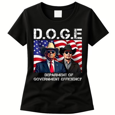 D.O.G.E Department Of Government Efficiency Womens T-Shirt