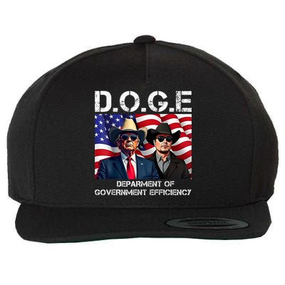 D.O.G.E Department Of Government Efficiency Wool Snapback Cap
