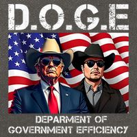 D.O.G.E Department Of Government Efficiency Cotton Canvas Backpack