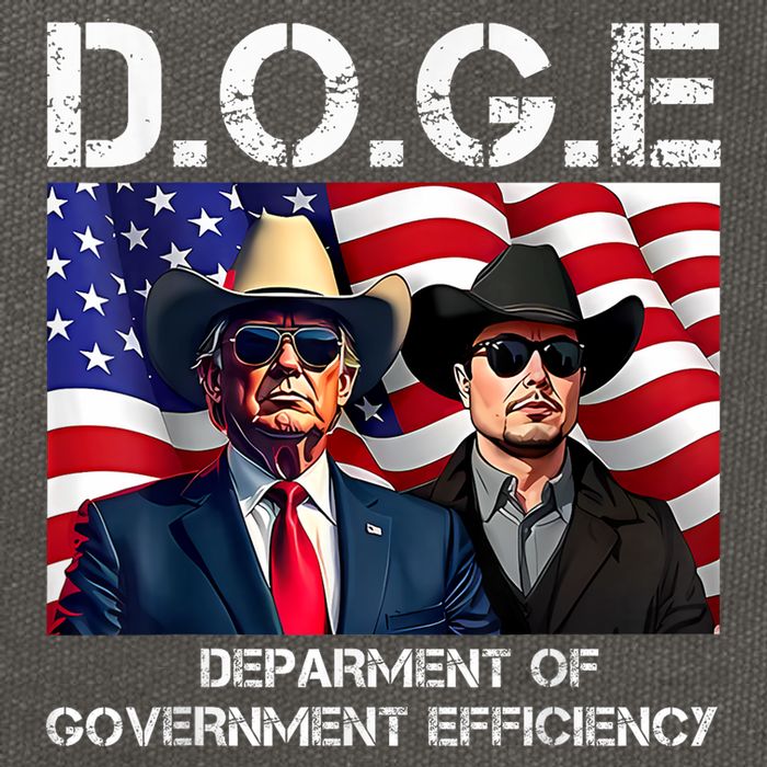 D.O.G.E Department Of Government Efficiency Cotton Canvas Backpack