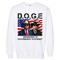 D.O.G.E Department Of Government Efficiency Garment-Dyed Sweatshirt