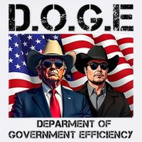 D.O.G.E Department Of Government Efficiency Garment-Dyed Sweatshirt