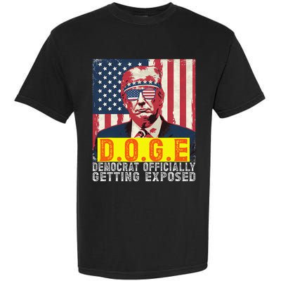 Doge Democrat Officially Getting Exposed Trump 2025 Garment-Dyed Heavyweight T-Shirt