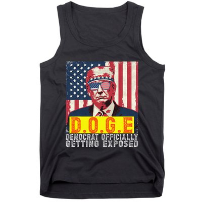 Doge Democrat Officially Getting Exposed Trump 2025 Tank Top