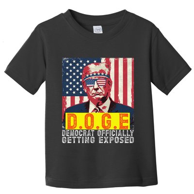 Doge Democrat Officially Getting Exposed Trump 2025 Toddler T-Shirt