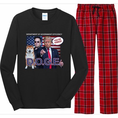 Doge Department Of Government Efficiency Long Sleeve Pajama Set