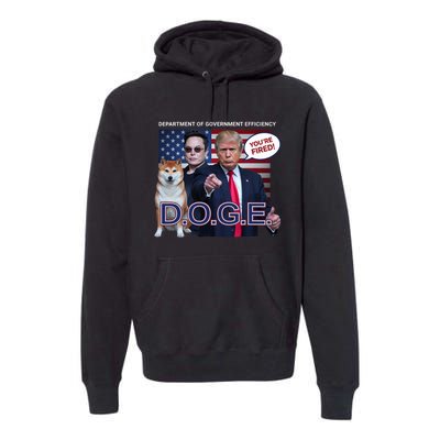 Doge Department Of Government Efficiency Premium Hoodie